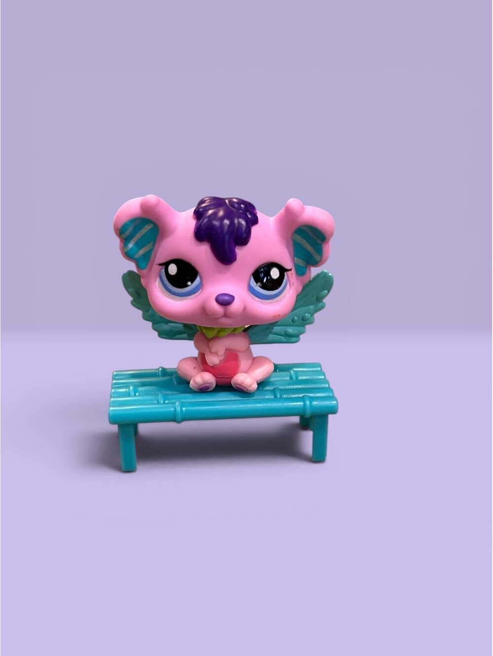 Littlest Pet Shop LPS Sprinkle Fog Fairy with Bench Accessory